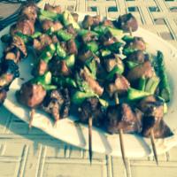 Chicken and Asparagus Kabobs image