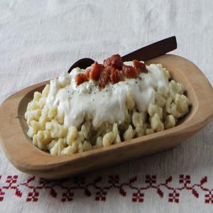 Bryndzové Halušky: Slovak potato dumplings with sheep cheese - Almost Bananas_image