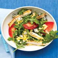 Arugula Salad with Grilled Chicken, Corn, Tomatoes, and Blue Cheese image