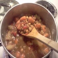 Curried Lentil and Chickpea Stew image
