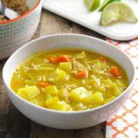 Coconut Curry Vegetable Soup image