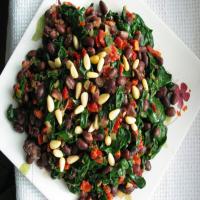 Spicy Black Bean Spinach Salad image
