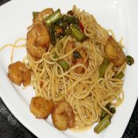 Asparagus & Shrimp Noodles image
