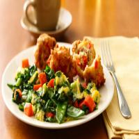 Breakfast Stir Fry with Sausage Fritters_image