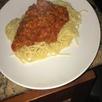 Mama's Spaghetti With Meat Sauce image