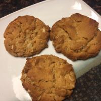 Almond-y Peanut Butter Oatmeal Cookies image