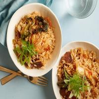Whole-Grain Mushroom and Kimchi Brown Rice image