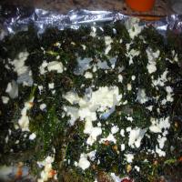 Roasted Kale With Crumbled Feta_image