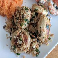 Garlic Button Mushrooms With Breadcrumbs image