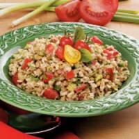 Brown Rice Lentil Salad image