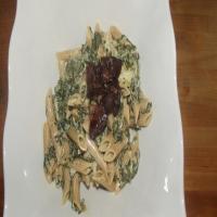 Linguini With Creamy Spinach_image
