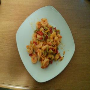 Shrimp Scampi with Pepper & Onion Recipe - (4.4/5)_image