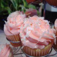 Coconut Cupcakes With White Chocolate Cream Cheese Frosting image