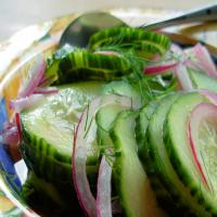 Sunday Afternoon Tea Quick Pickled Cucumber and Onion_image
