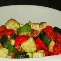 Roasted Tomatoes and Zucchini_image