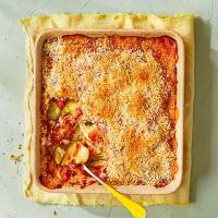 Baked courgette & tomato gratin image