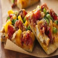 Mexican Chicken Pizza with Cornmeal Crust image
