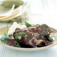 Beef Short Ribs in Chipotle and Green Chili Sauce image