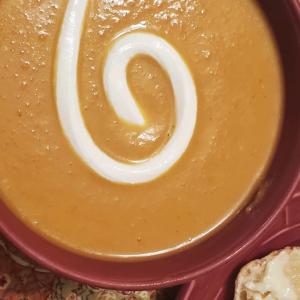 Curried Butternut Squash Soup_image