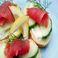 Open-Faced Salmon Tea Sandwiches image
