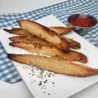 Air Fryer Garlic-Parmesan Potato Wedges image
