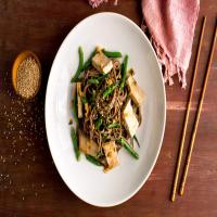 Skillet Soba, Baked Tofu and Green Bean Salad With Spicy Dressing_image