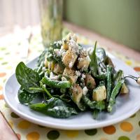 Potato, Green Bean and Spinach Salad_image