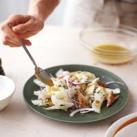 Shaved Celery Root Salad With Mackerel image