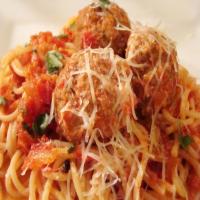 Spaghetti & Meatballs in Creamy Vodka Sauce Recipe - (4/5) image
