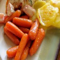 Apple and Honey Glazed Baby Carrots image