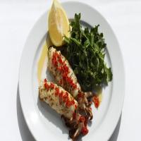 Grilled Squid with Fresh Red Chile and Arugula image