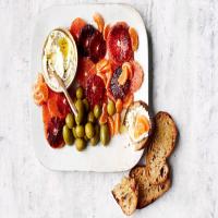 Citrus and Green Olives with Goat Cheese image