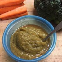 Second Baby Food: Carrots and Broccoli_image