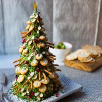 Cheese and Crackers Christmas Tree image