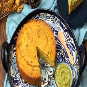 Savory Pepita Pan De Elote (Mexican Cornbread) With Charred Poblano Butter Recipe by Tasty image