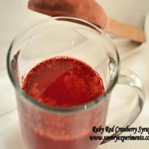 Ruby Red Cranberry Syrup_image