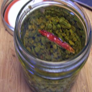 Olive Oil with Capers and Chili Peppers image