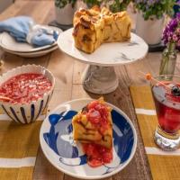 Quick French Toast Casserole with Strawberry Lemon Sauce image