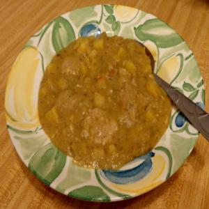 Indian Chicken Meatballs and Lentil Stew image