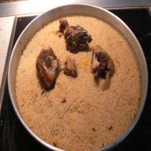 Economical Baked Lamb With Rice image