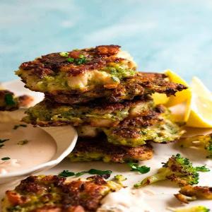 Broccoli Chicken Fritters_image