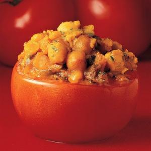 Tomatoes stuffed with fruity dhal_image