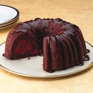 Chocolate Cherry Cake with Rum Ganache_image