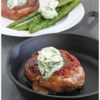 Bacon Wrapped Filet with Bleu Cheese Butter. Recipe - (4.6/5)_image