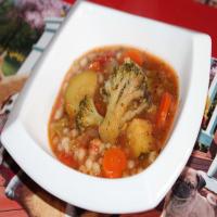 Crock Pot Vegetable Barley Soup image