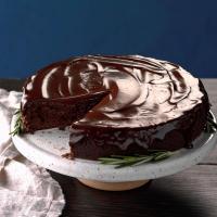 Flourless Chocolate Cake with Rosemary Ganache image
