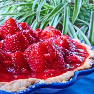 Ruby Red Strawberry Pie image