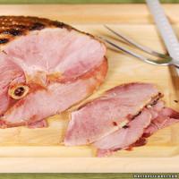 Ham with Whole-Grain Mustard and Apricot Glaze image