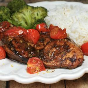 Roasted Balsamic Chicken with Baby Tomatoes_image