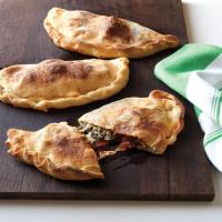 Spinach and Meatball Calzones image